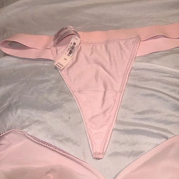 Victoria's Secret Light Pink Rhinestone Bra and underwear set - Picture 3 of 4